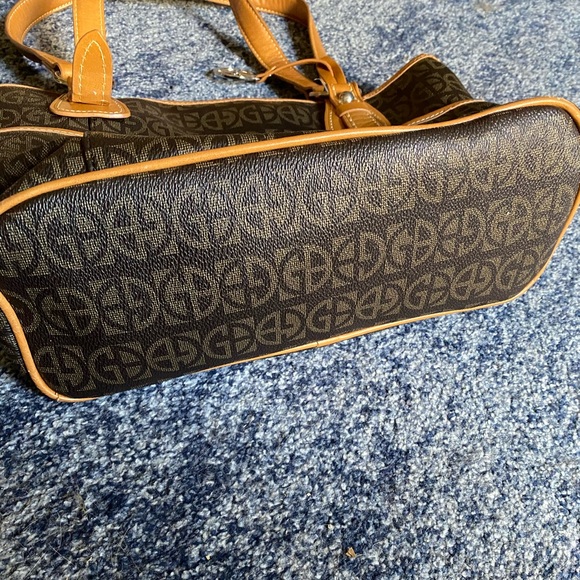 Gianni Bernini Signature Brown Tote - Picture 12 of 16